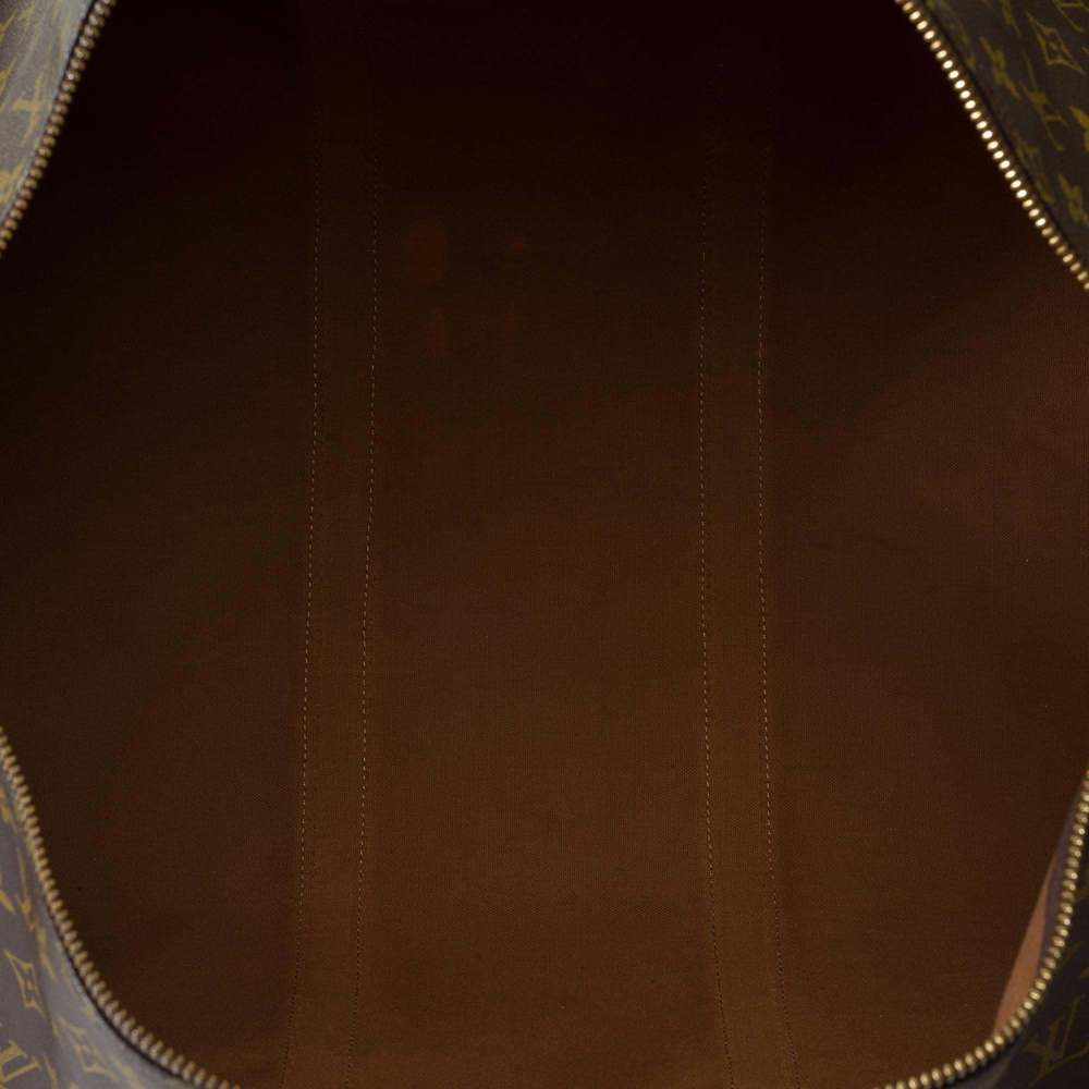 LOUIS VUITTON Customized Keepall 55 strap Travel bag with Orange Crocodile - Picture 6 of 9